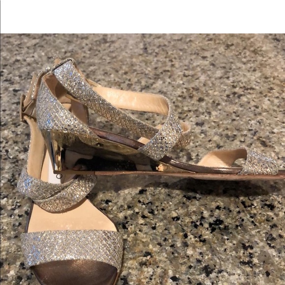 Jimmy Choo Chiara Crisscross Demi Wedge - Picture 4 of 8